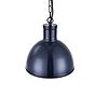 Wardour Industrial Bay Pendant Light Squid Ink Dark Blue - Soho Lighting