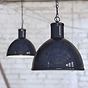 Wardour Industrial Bay Pendant Light Squid Ink Dark Blue - Soho Lighting