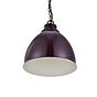 Oxford Vintage Pendant Light Mulberry Red