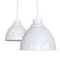 Oxford Vintage Pendant Light Pure White - Soho Lighting