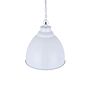 Oxford Vintage Pendant Light Pure White - Soho Lighting