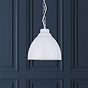 Oxford Vintage Pendant Light Pure White