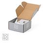 The Finsbury Collection Polished Chrome 1 Gang DP Socket White Ins 13A Screwless