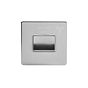 The Lombard Collection Brushed Chrome Extractor Fan Isolator Switch White Ins Screwless