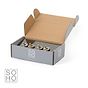 The Charterhouse Collection Antique Brass 4 Gang 2 Way Toggle Switch Screwless