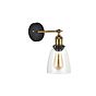 Romilly Clear Glass Cone Wall Light - Soho Lighting