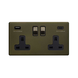 Bronze USB C Socket