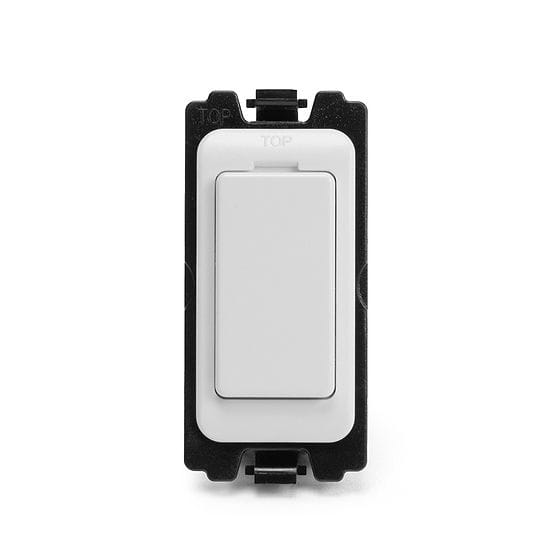 White Blank RM-Grid Switch Module