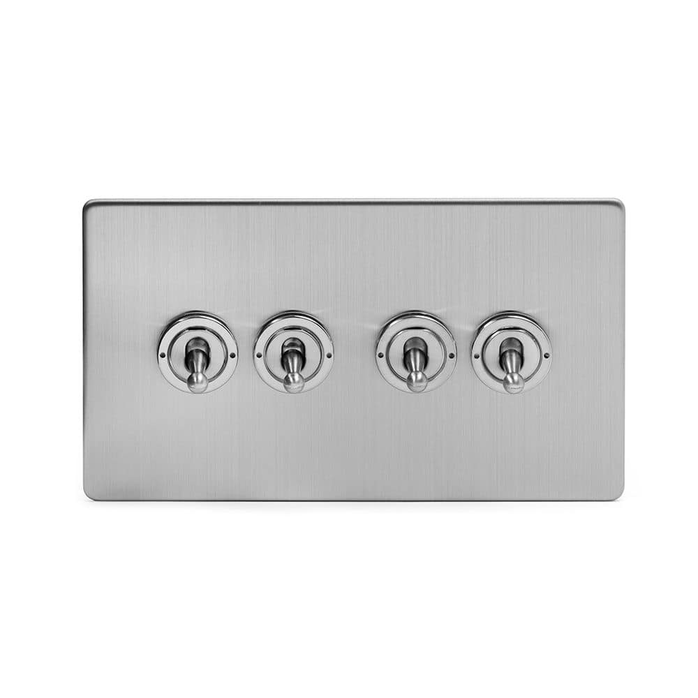 4 Gang Toggle Light Switches