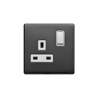 Lieber Black Nickel & White