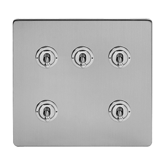 5 Gang Toggle Light Switches
