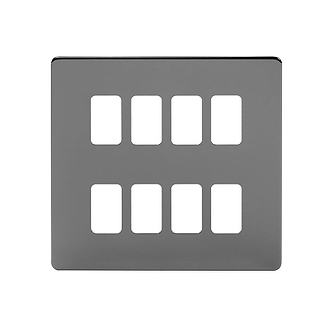 Black Nickel Grid Plates