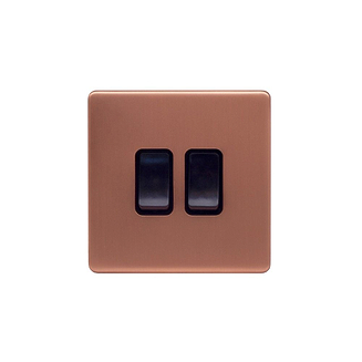 Lieber Brushed Copper & Black