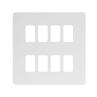 White Metal Grid Plates