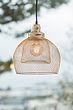 Cambridge Rose Gold Metal Mesh Kitchen Island Pendant Light