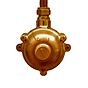 Soho Lighting Chelsea Solid Brass 1 Gang IP65 Outdoor 20A 2-Way Rotary Light Switch