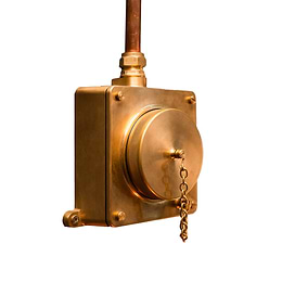 Brass Outdoor 13A Socket
