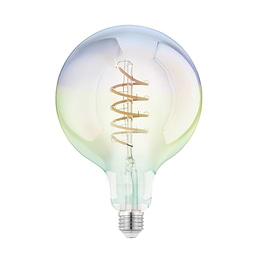 Eglo LEDE27 Iridescent Round G150 Spiral LED Bulb 3W 2200K