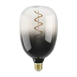 Eglo LEDE27 Grey Ombr T120 Spiral Dimmable LED Bulb 4W 1800K