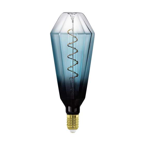 Eglo LEDE27 Blue Ombre T100 Spiral Dimmable LED Bulb 4W 2000K