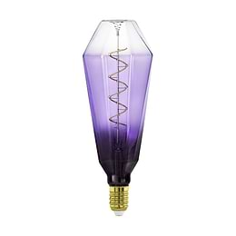 Eglo LEDE27 Violet OmbrÃ© T100 Spiral Dimmable LED Bulb 4W 1800K