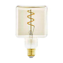 Eglo LEDE27 Vintage Square Spiral Dimmable LED Bulb 4W 1600K
