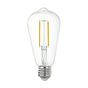 Eglo LEDE27 Clear ST64 Smart LED Bulb 6W 4000K