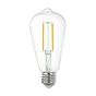 Eglo LEDE27 Clear ST64 Smart LED Bulb 6W 4000K