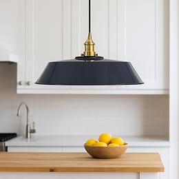 Navy Blue Breakfast Bar Pendant Light