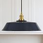 Navy Blue Large Chancery Painted Pendant Light