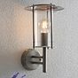 Saxby York Cylindrical Steel wall IP44 60W Wall Light