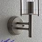 Saxby York Cylindrical Steel wall IP44 60W Wall Light