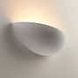 Saxby Mini crescent wall 40W Plaster Uplighter