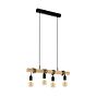 Eglo Arcadian 4 Wooden Pendant Light