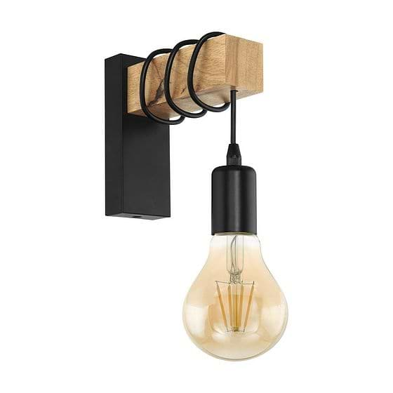 Eglo Arcadian Wooden Wall Light