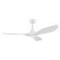 Eglo Punka White Small Ceiling Fan with LED Light