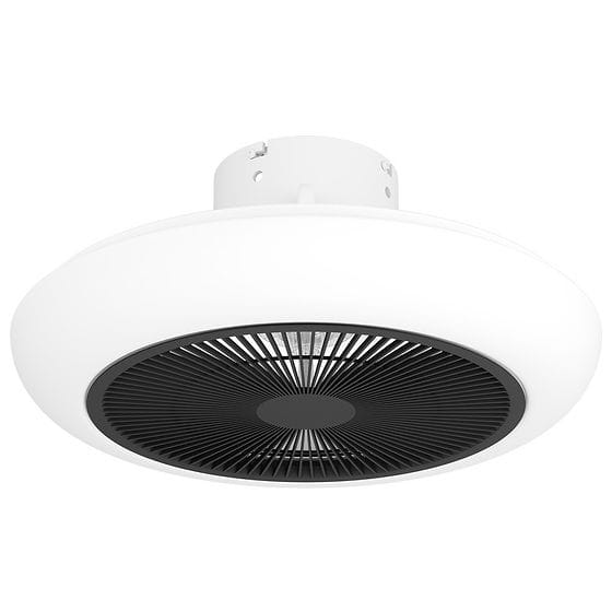 Eglo SAYULITA White & Black Ceiling Fan w Tuneable LED Light