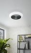 Eglo SAYULITA White & Black Ceiling Fan w Tuneable LED Light