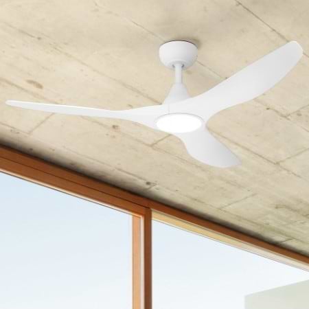 Eglo Portsea White Matt LED Ceiling Fan with Light 3000K 4000K 5000K