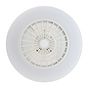 Eglo Lovisca White Silver LED Ceiling Light With Fan 2700-6500K