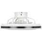Eglo Almeria White Black LED Ceiling Light With Fan 2700-6500K