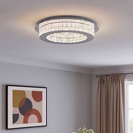 Eglo Principe Chrome LED Ceiling Light 3000K