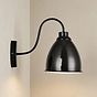 Gloss Black Oxford Vintage Wall Light