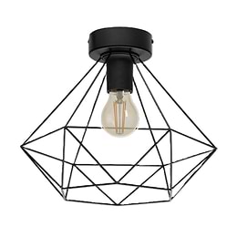 Eglo Tarbes Black E27 Ceiling Light