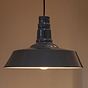 Large Leaden Grey Slate Industrial Dining Room Pendant Light - Large Argyll 