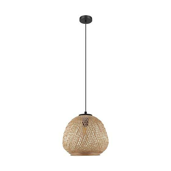 Eglo Debly Wicker Pendant Light