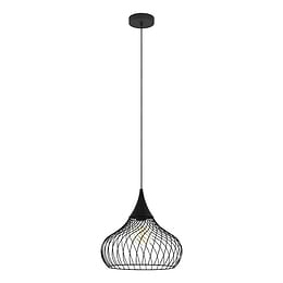 Eglo Staverton Black E27 Pendant Light