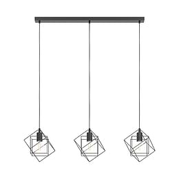 Eglo Straiton Triple Black E27 Pendant Light