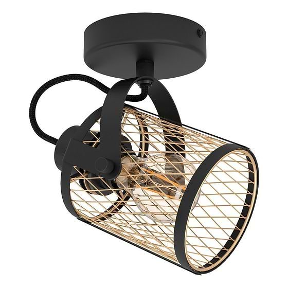 Eglo Verdant Caged Adjustable Ceiling Spotlight