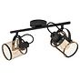 Eglo Verdant Double Caged Adjustable Ceiling Spotlight Rail